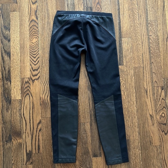 Veda Stretch Ponte and Leather Skinny Legging Pant - Picture 6 of 7